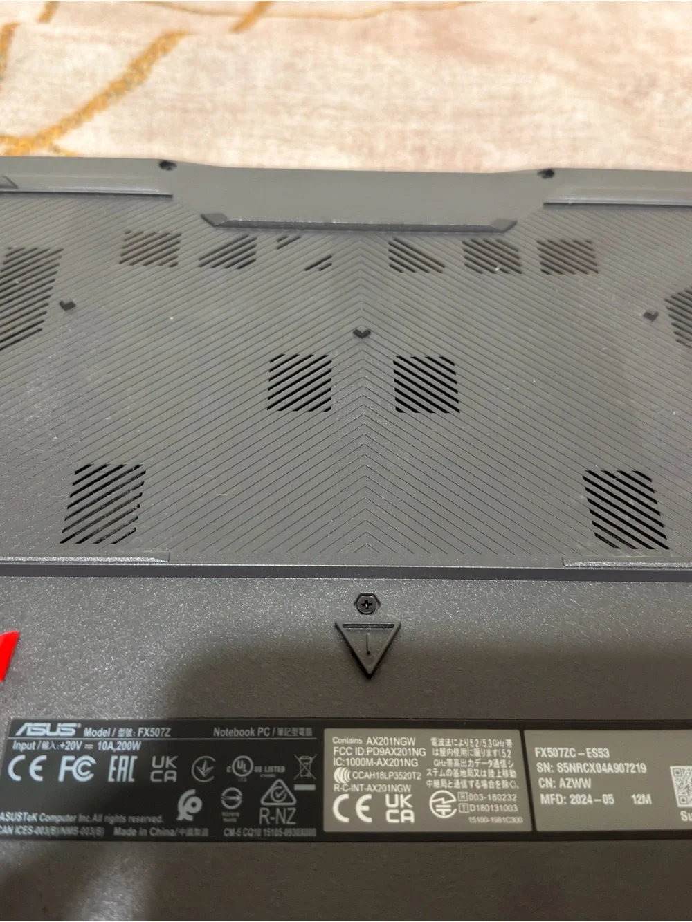 ASUS Laptop - Matte Dark Gray Chassis